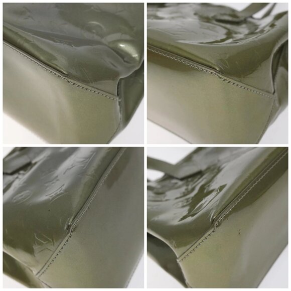 LOUIS VUITTON Monogram Vernis Wilshire PM Bag Gris Art Deco - Picture 15 of 15